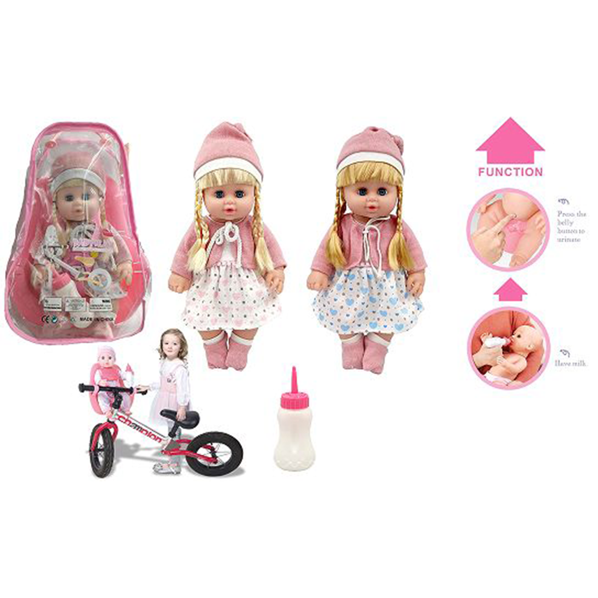 飞天娃娃/搪胶/芭比娃娃/聚美DIY潮品/娃衣白底实物图