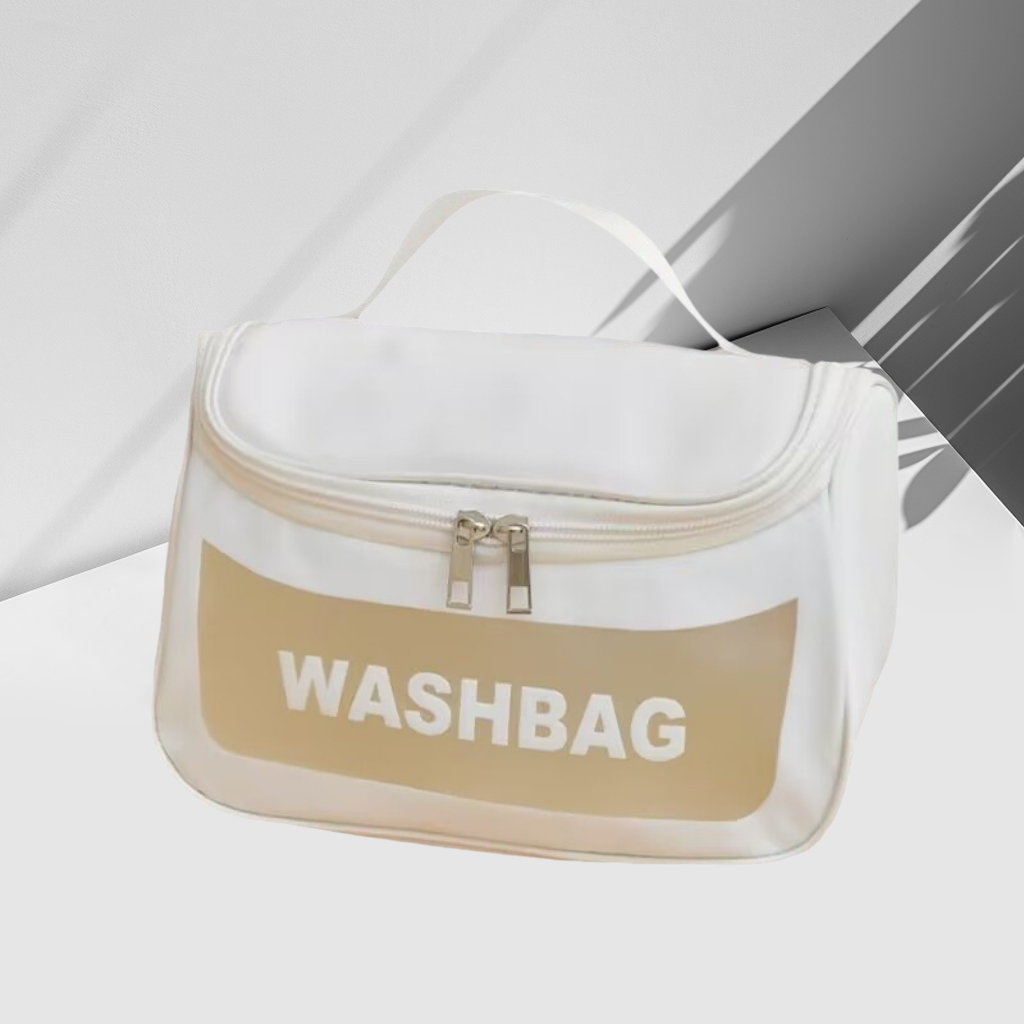 PU磨砂化妆包 大容量防水手提便携式洗漱包 多功能收纳包细节图