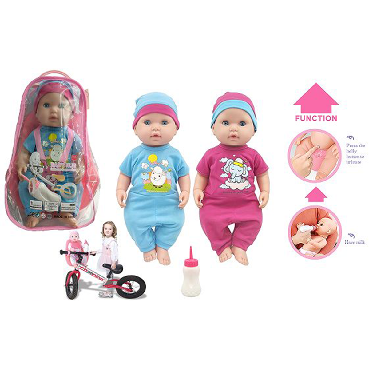 娃娃公仔实物图