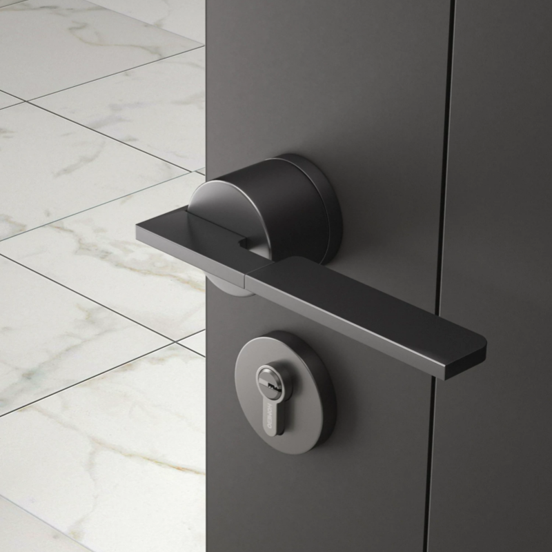 Haobao door locks, indoor bedroom magnetic silent locks, office smart fingerprint locks, home bathroom solid wood door handles Item Picture