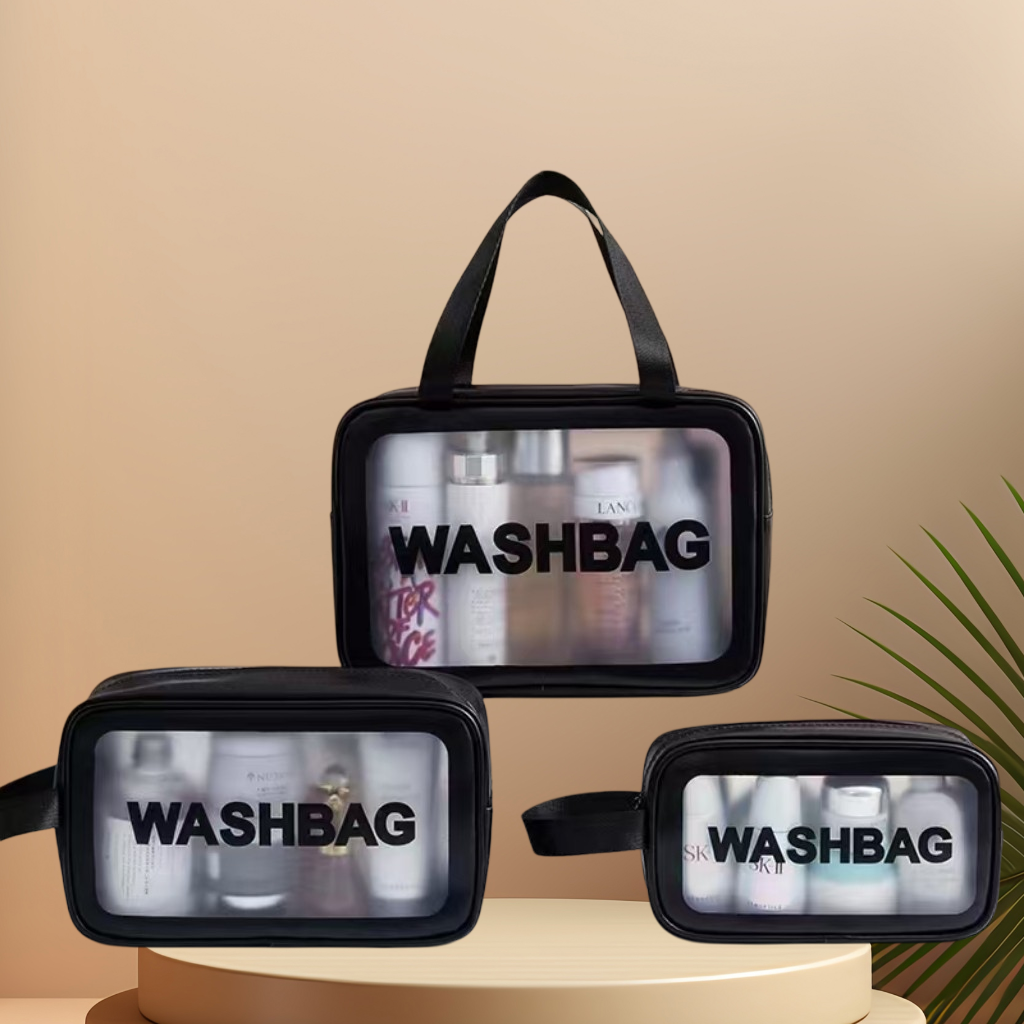 PU磨砂防水便携式化妆品 洗漱包 收纳包