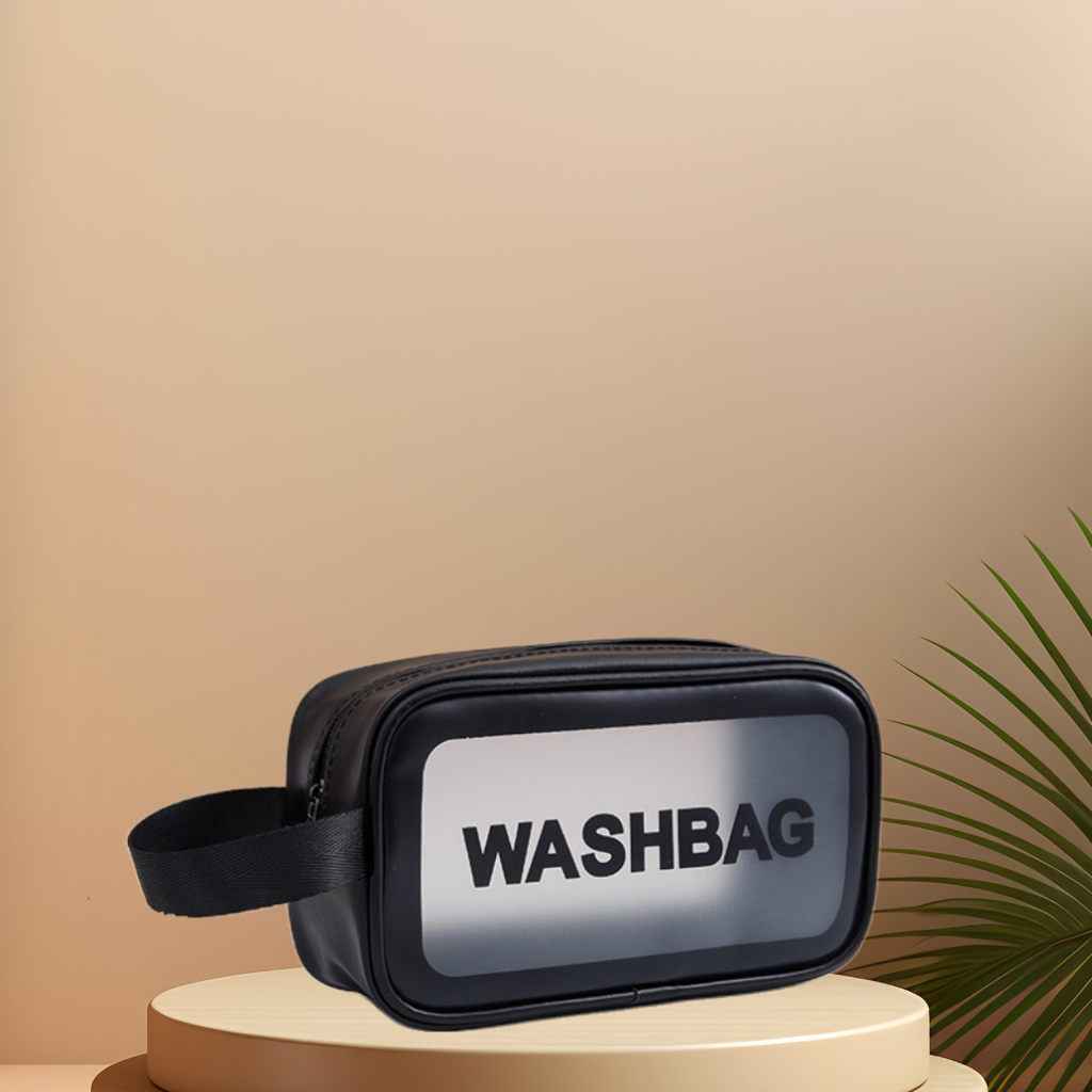 PU磨砂防水便携式化妆品 洗漱包 收纳包详情图5