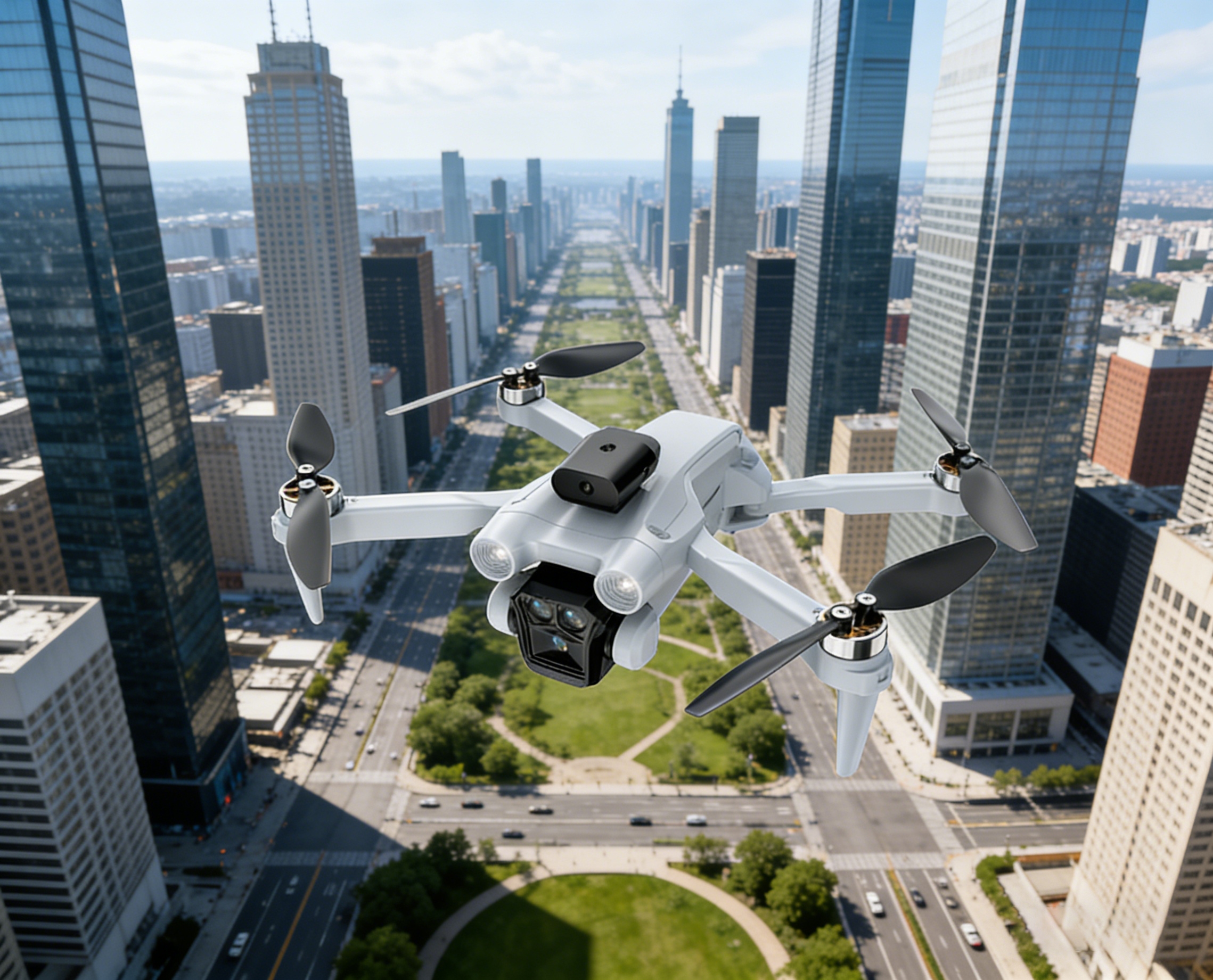 FOOZACS5 entry-level aerial photography drone camera, remote control of aircraft, high-definition shooting of aircraft details Picture