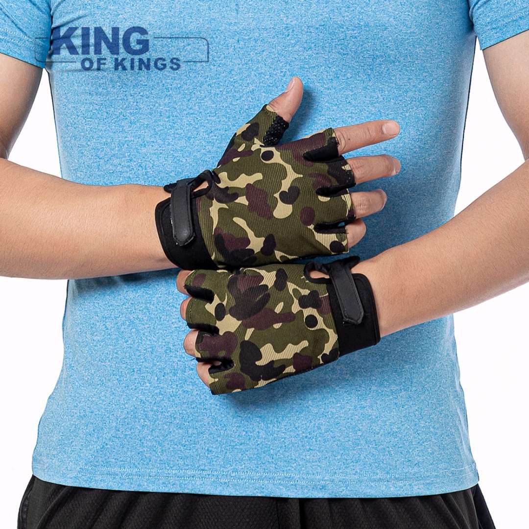 KING factory directly supplies a complete range of half-finger sports gloves