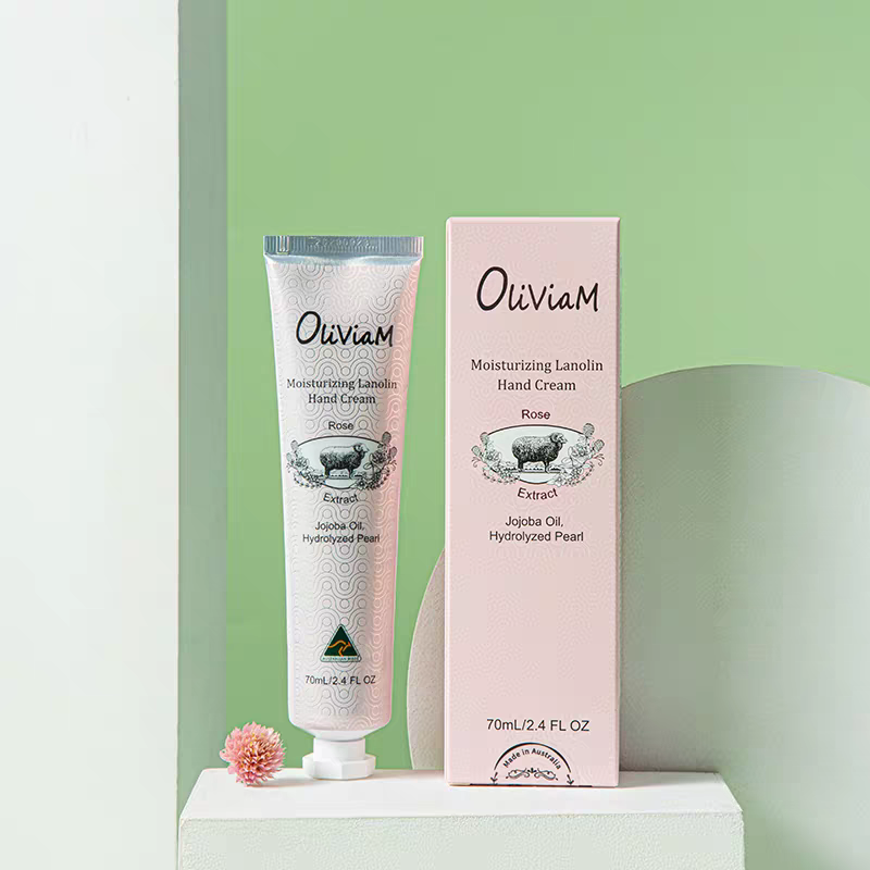 Australian imported Oliviam Rose lanolin Hand Cream 70g, long-lasting moisturizing, nourishing and anti-wrinkle Item Picture