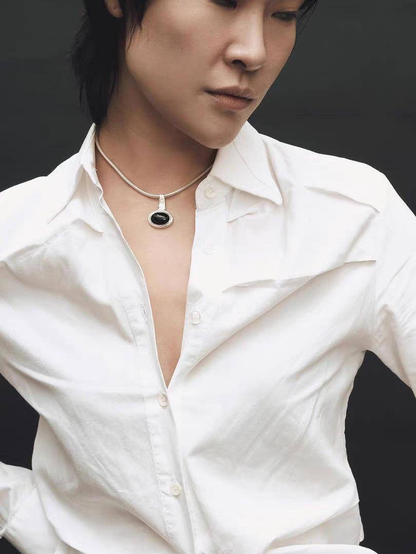 项链/珍珠/天然石项链/珍珠链条女款拼接气质/珍珠项链产品图