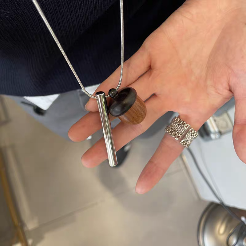 天然石项链/越南沙金/胸链/颈饰品锁骨链小众轻奢/尼泊尔白底实物图