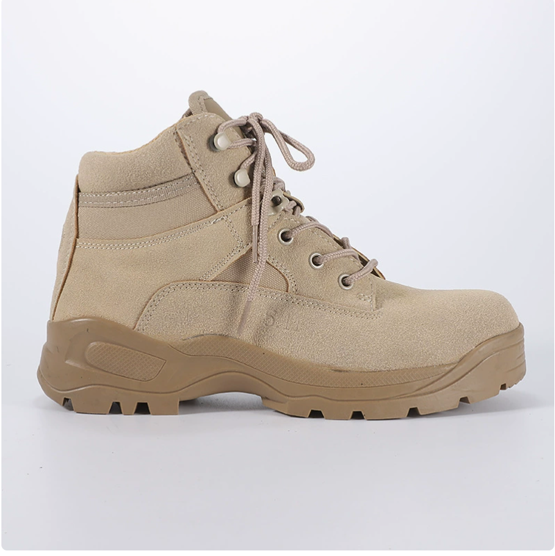 Zapatos casuales transpirables al aire libre top medio off road botas tácticas montura botas martin desierto trekking deporte escalada botas de combate details Picture