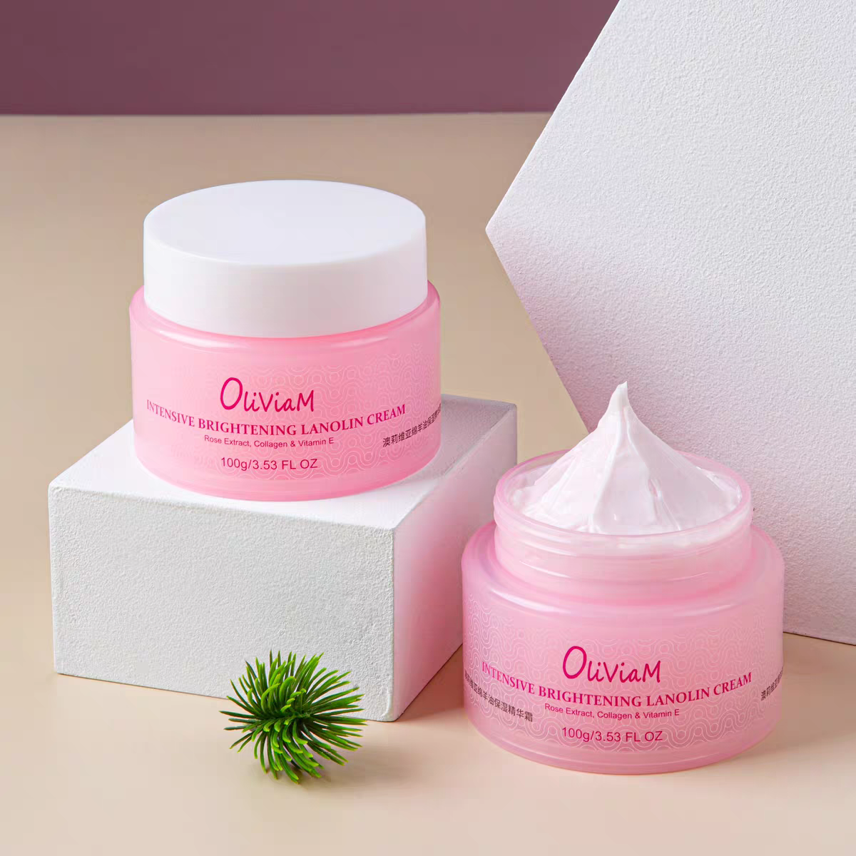 Australian imported Oliviam lanolin Moisturizing Essence Cream 100g Rose Luxury Skin Care Hydrating, Moisturizing and locking in moisture details Picture