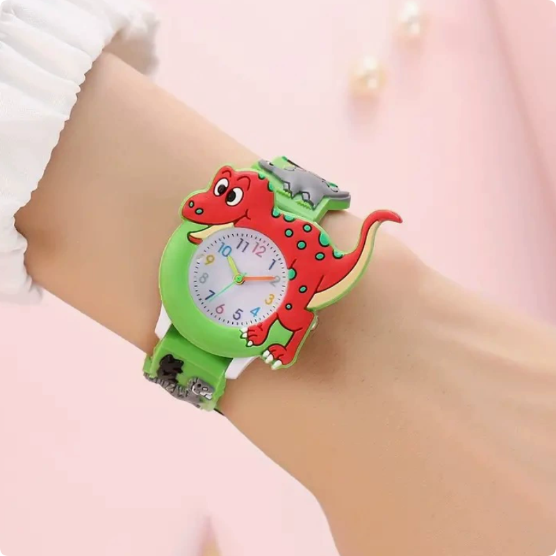 儿童手表奥特恐龙男孩女孩幼儿硅胶石英数码小可爱卡通炫彩时装手表