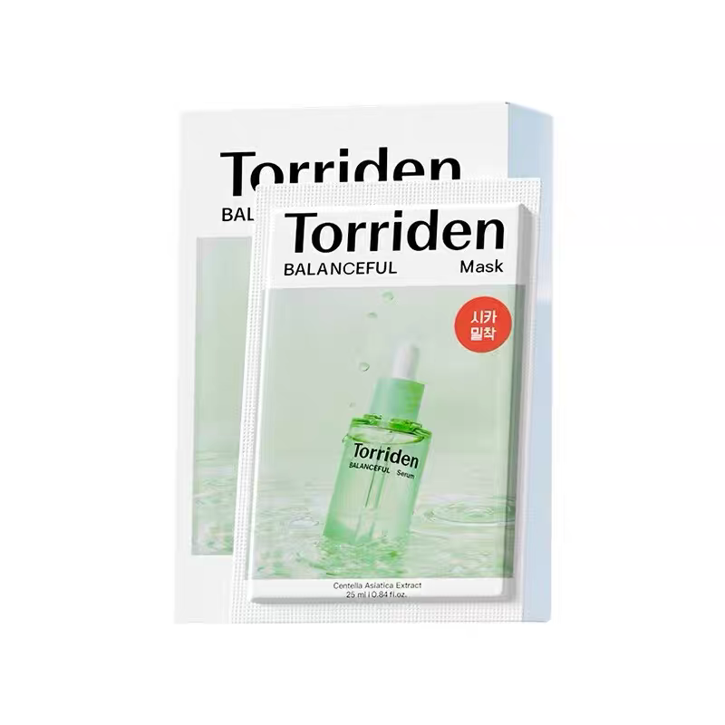 Korean imported Torriden Centella asiatica Mask 10 pieces Essence Moisturizing, hydrating, Calming and Soothing Mask Item Picture