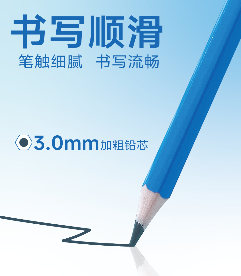 ZL821 solid wood colored pencils, 12 pieces in a box, 2B pencils for colored pencil drawing Specification drawing