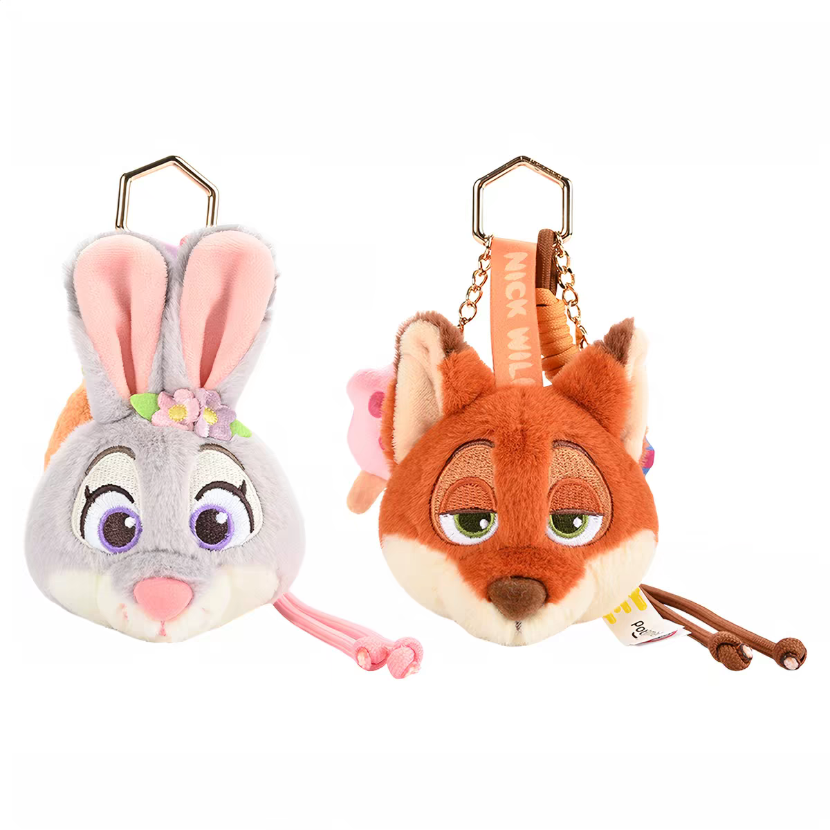 Disney official potdemiel honey jar, Nick Stilch, Judy plush schoolbag pendant and gift