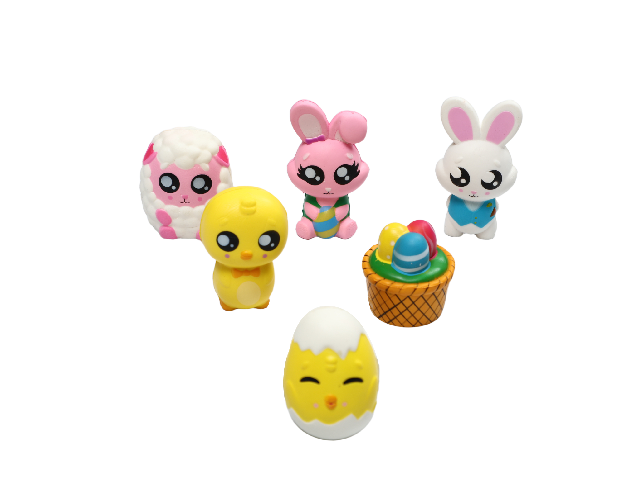 林苑PU潮玩减压慢回弹捏捏复活节公仔玩偶仿真怪脸南瓜搞怪OEM环保可定制DIY食玩