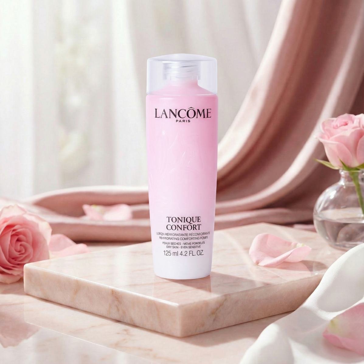 兰蔻全新清滢保湿柔肤水125ml粉水 保湿补水舒缓泛红 爽肤水柔肤水详情1