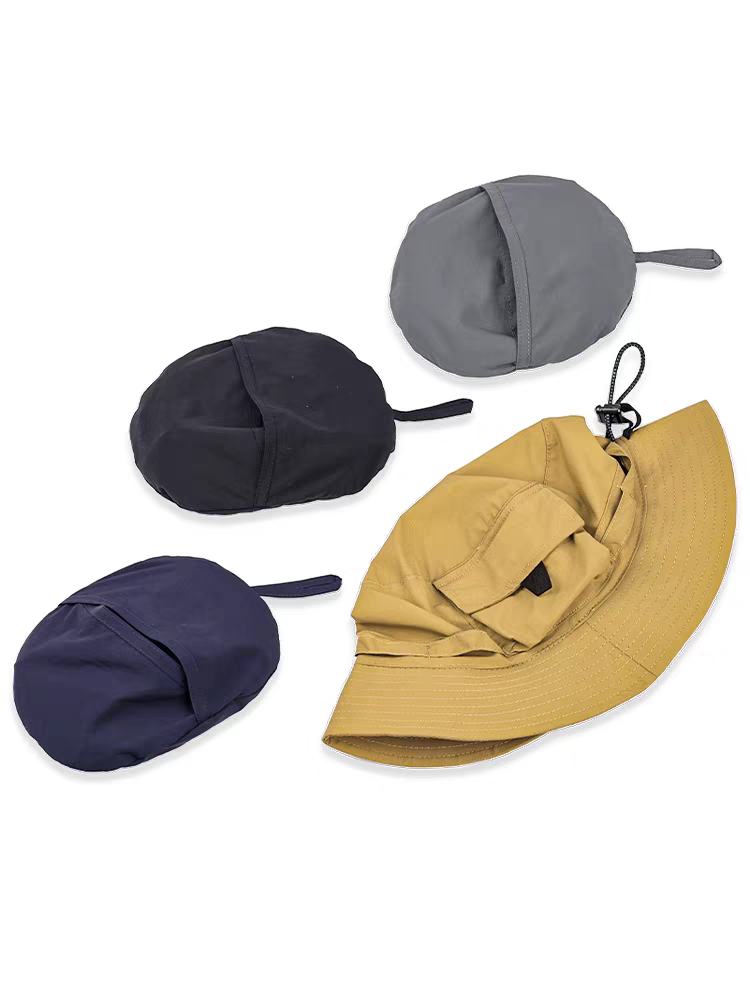 New foldable outdoor sun protection hat, fashionable UV protection cycling hat, travel and mountain climbing water-repellent multi-purpose hat Application Scenario