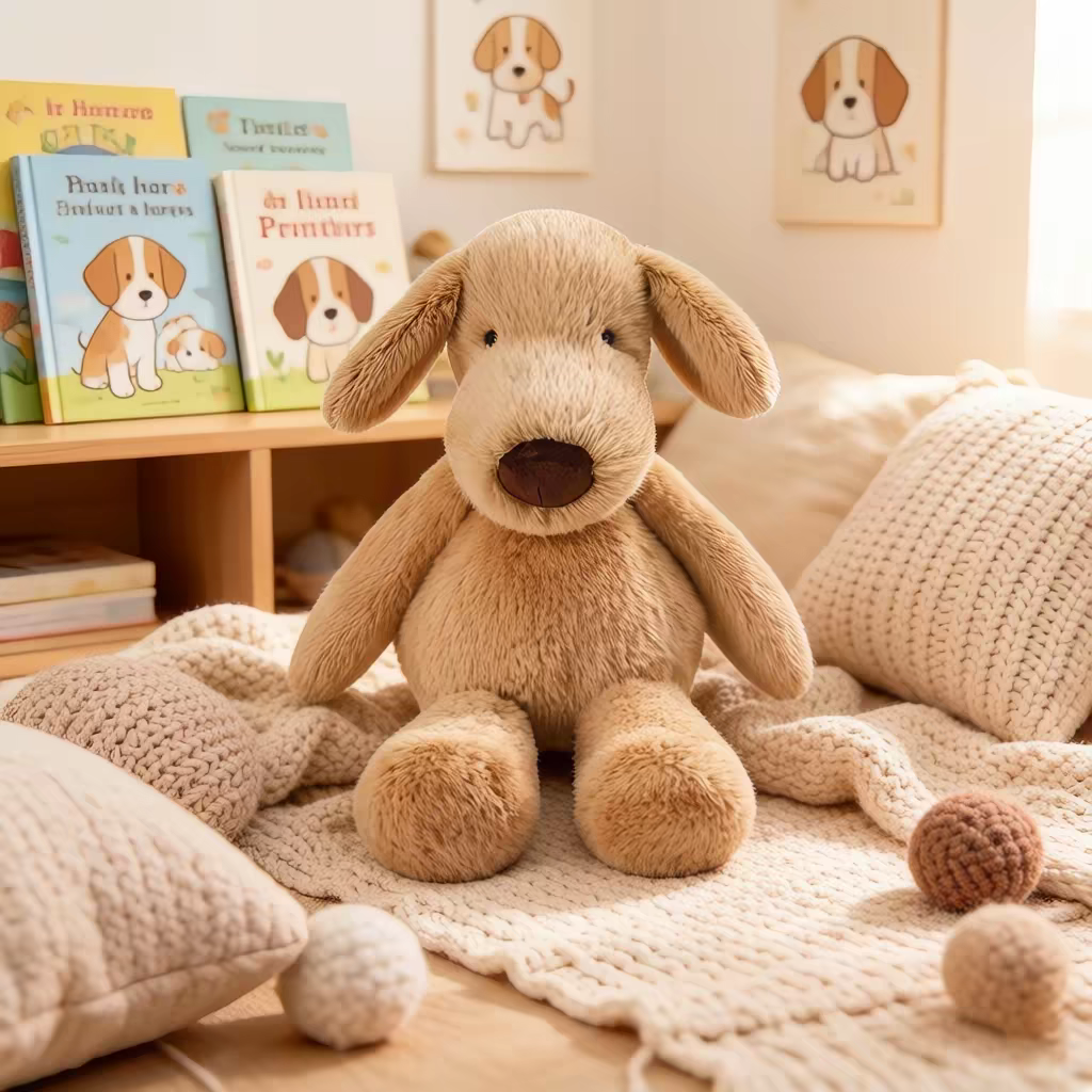 拉布拉多小狗毛绒玩偶公仔男女孩生日礼物