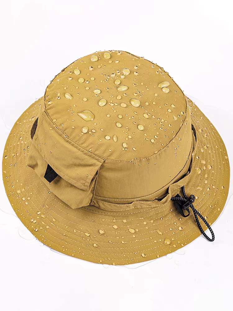 New foldable outdoor sun protection hat, fashionable UV protection cycling hat, travel and mountain climbing water-repellent multi-purpose hat Specification image