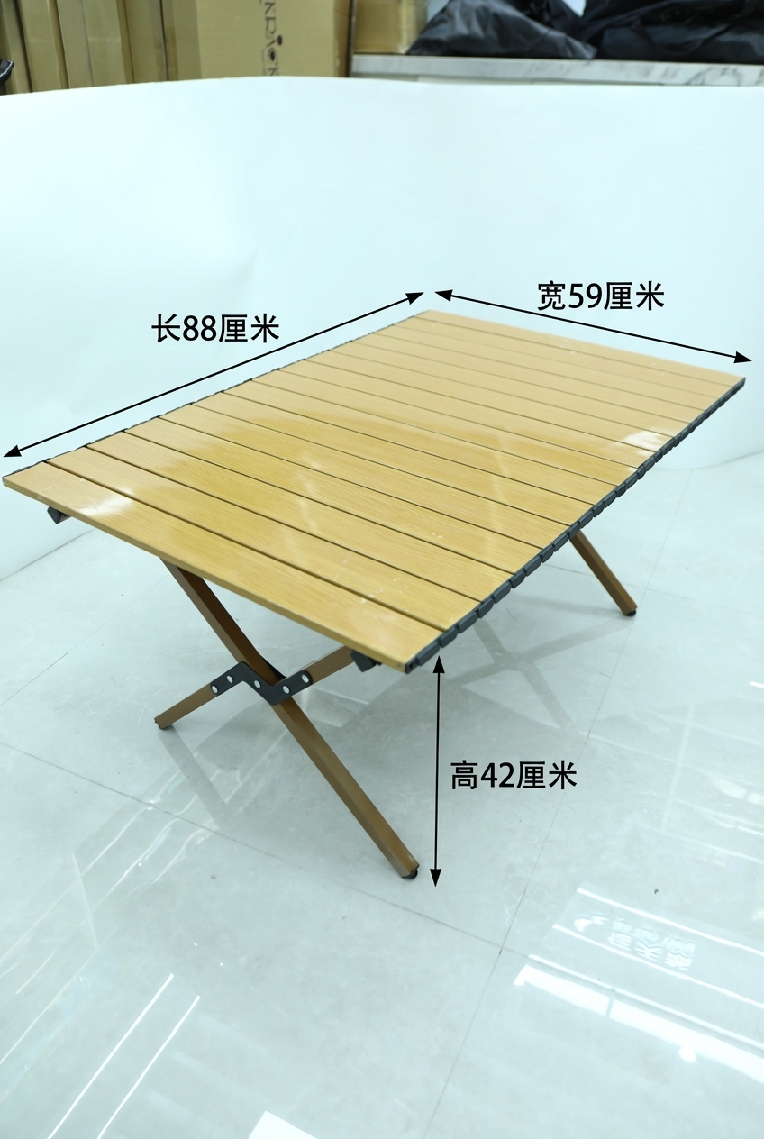 户外折叠椅/月亮椅户外/户外折叠桌/躺椅/可折叠饭桌白底实物图