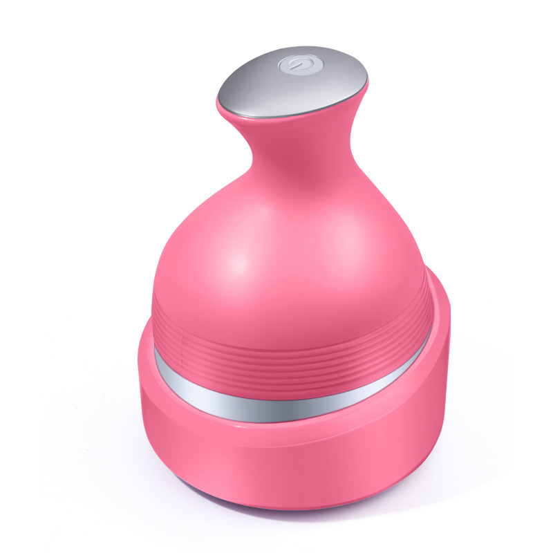 新款头部按摩器电动家用按头揉捏脑部头部头皮按摩仪八爪龙抓手，8851蓝色粉色