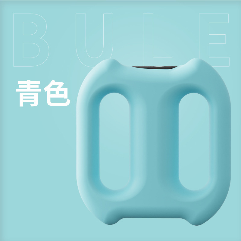 新款筋膜环按摩器家用筋膜环专业级迷你震动瑜伽环健身甩脂静音器，紫色双环 青色双环