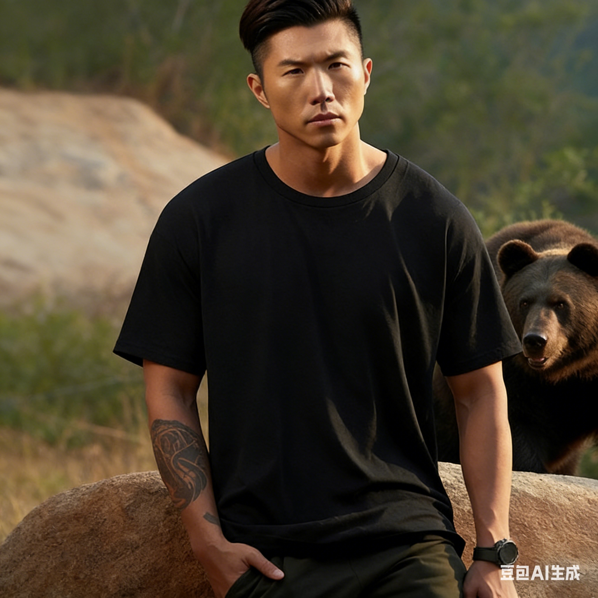 280 Heavyweight off-the-shoulder casual versatile short-sleeved T-shirt, thickened Japanese retro foreign trade loose fashion brand pure cotton half-sleeve custom full figure