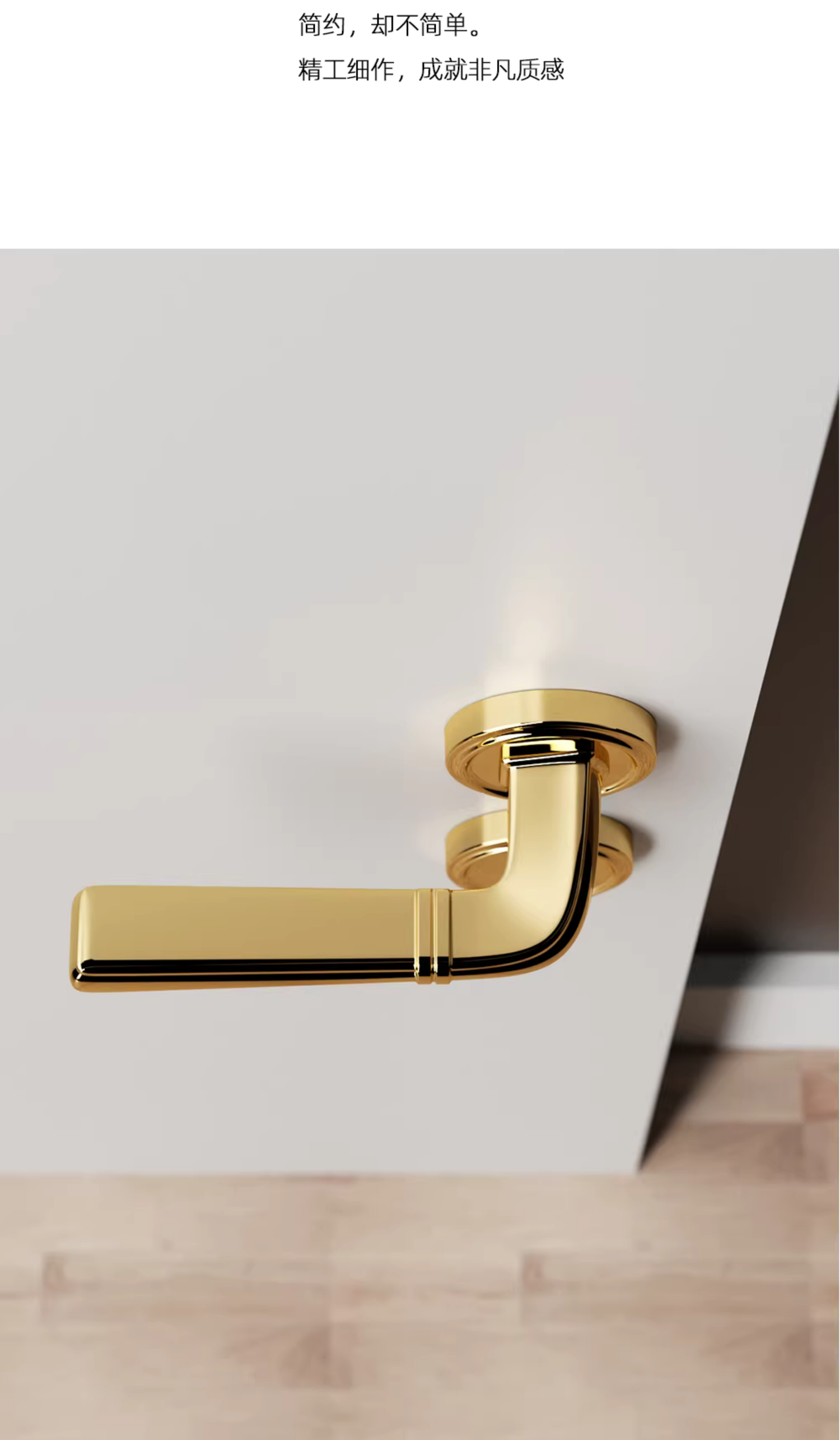 RENZ aluminum alloy door lock, old-fashioned anti-theft door handle lock, 120mm pic 9