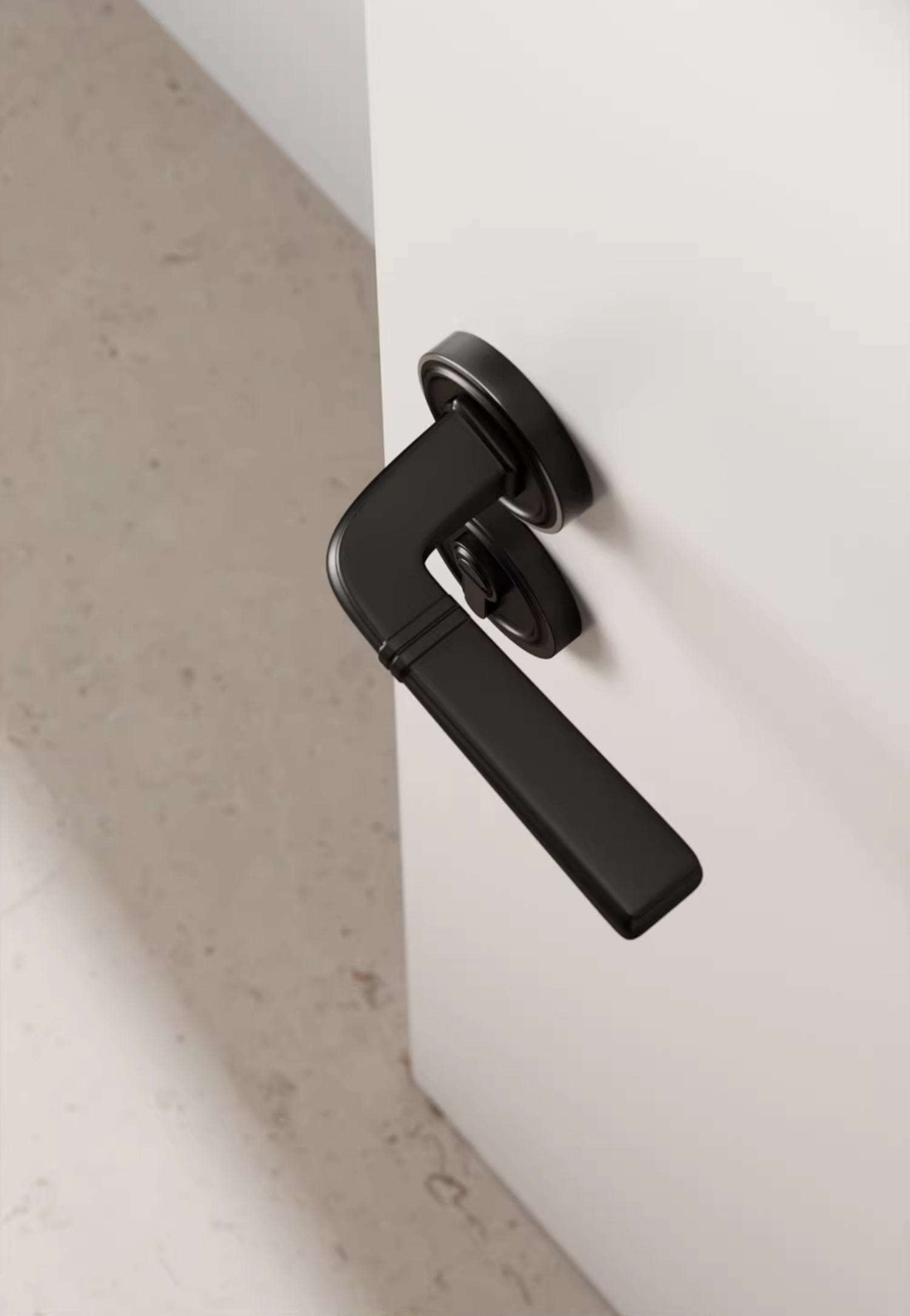 RENZ aluminum alloy door lock, old-fashioned anti-theft door handle lock, 120mm pic 3