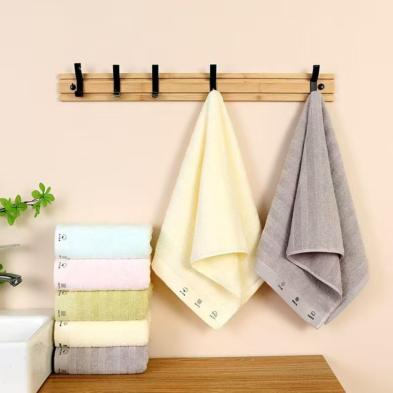 Pure cotton bath towel, soft and thick absorbent face towel, unisplendable, enlarged and thick, non-shedding towel