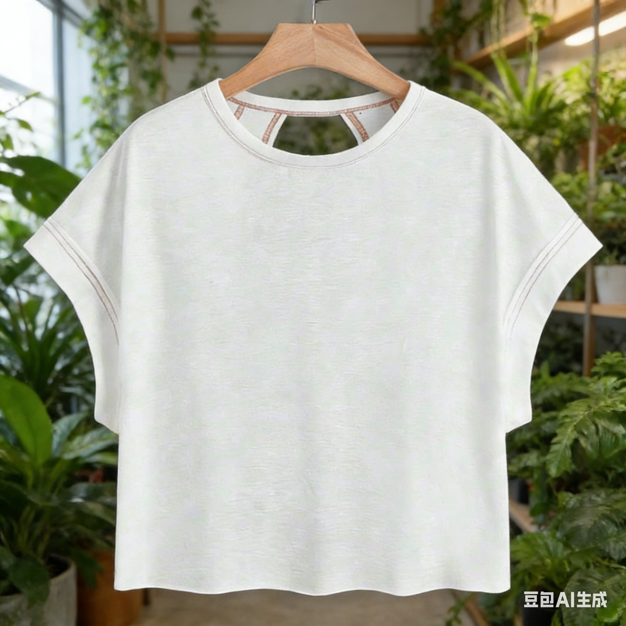 Amazon European and American women's Trade 2026 Early Spring New Women's backless sexy T-shirt Loose Casual top details Picture
