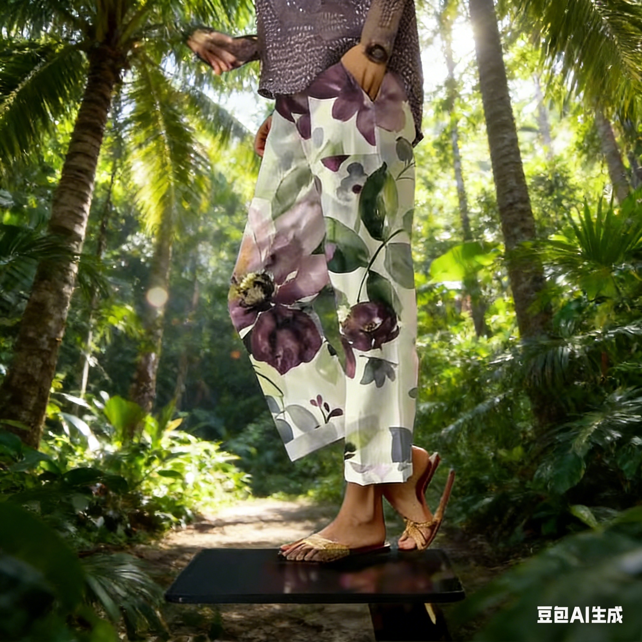 2026 Amazon Independent Store's new stylish commuting 3D digital print simple casual pants, printable style Application Scenario
