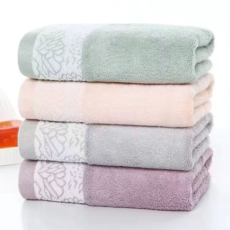 Pure cotton household adult face towels, bath towels, face wiping towels, all-cotton bath towels, water-absorbing and quick-drying towels
