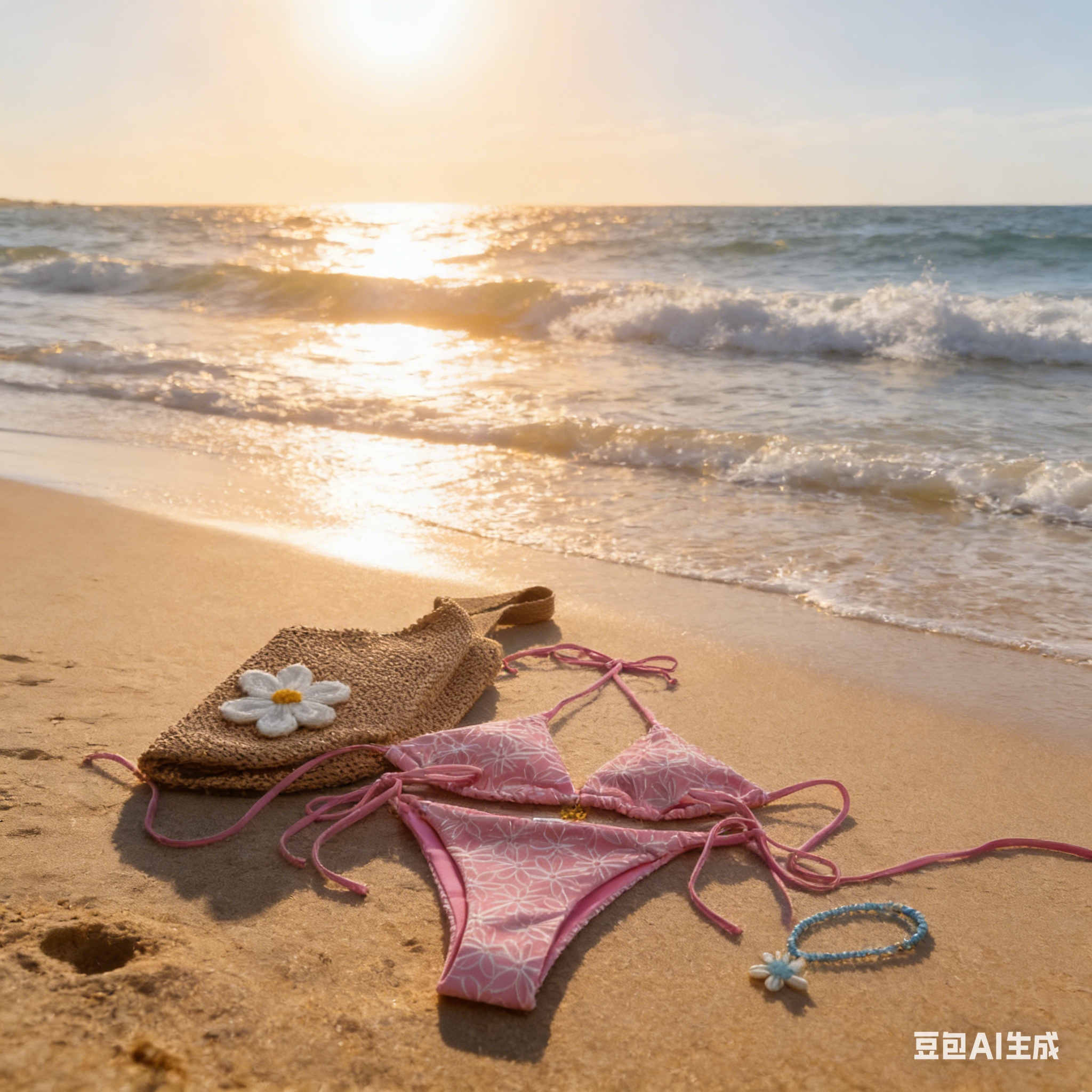 In 2025, a new sexy two-piece bikini swimsuit from Europe and America, featuring women's split necklaces and lace-ups, is a bestseller Specification drawing