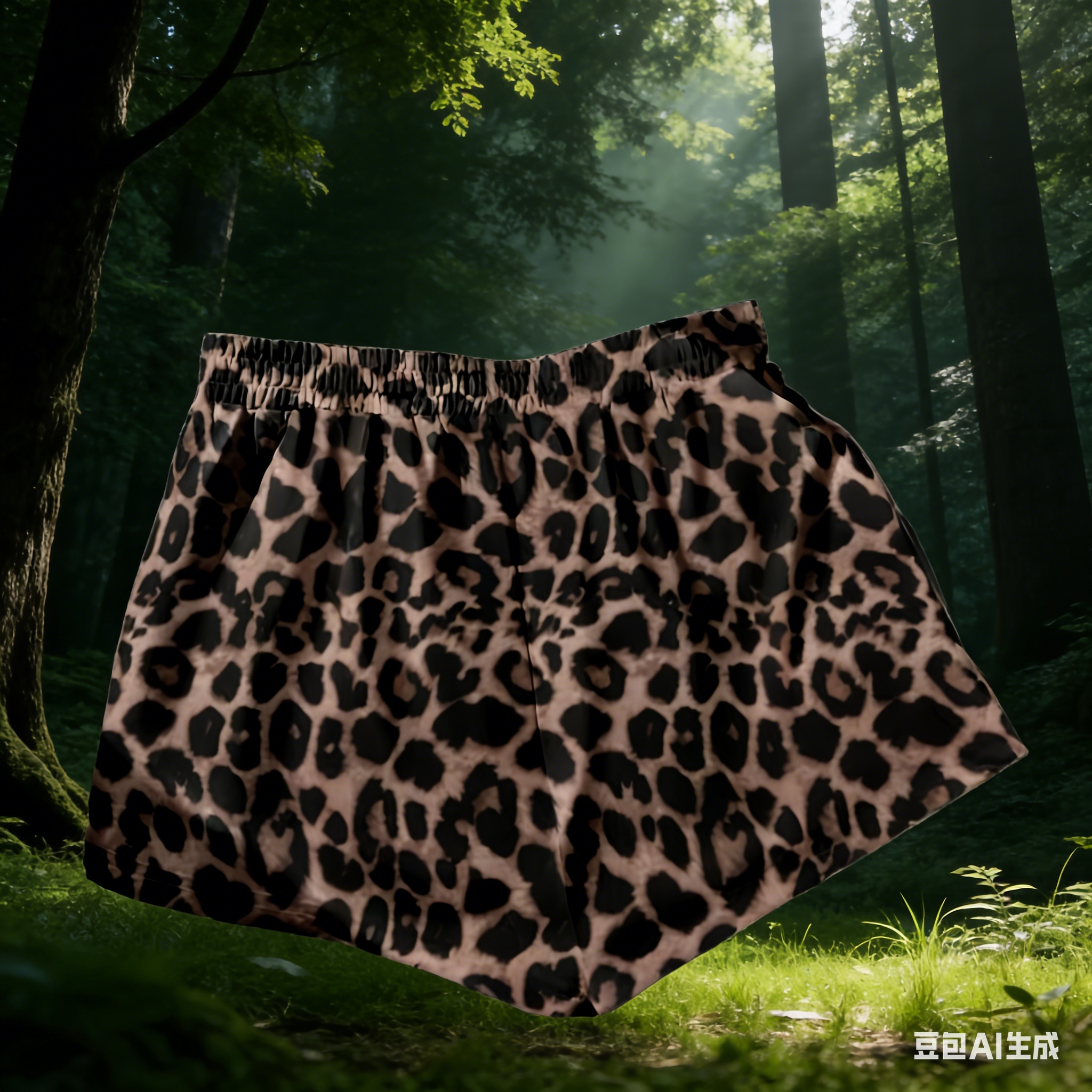 Leopard print shorts for women in summer 2025: Pear-shaped figure, high waist, loose and slimming. Hot pants make legs look longer. Casual and fashionable Application Scenario