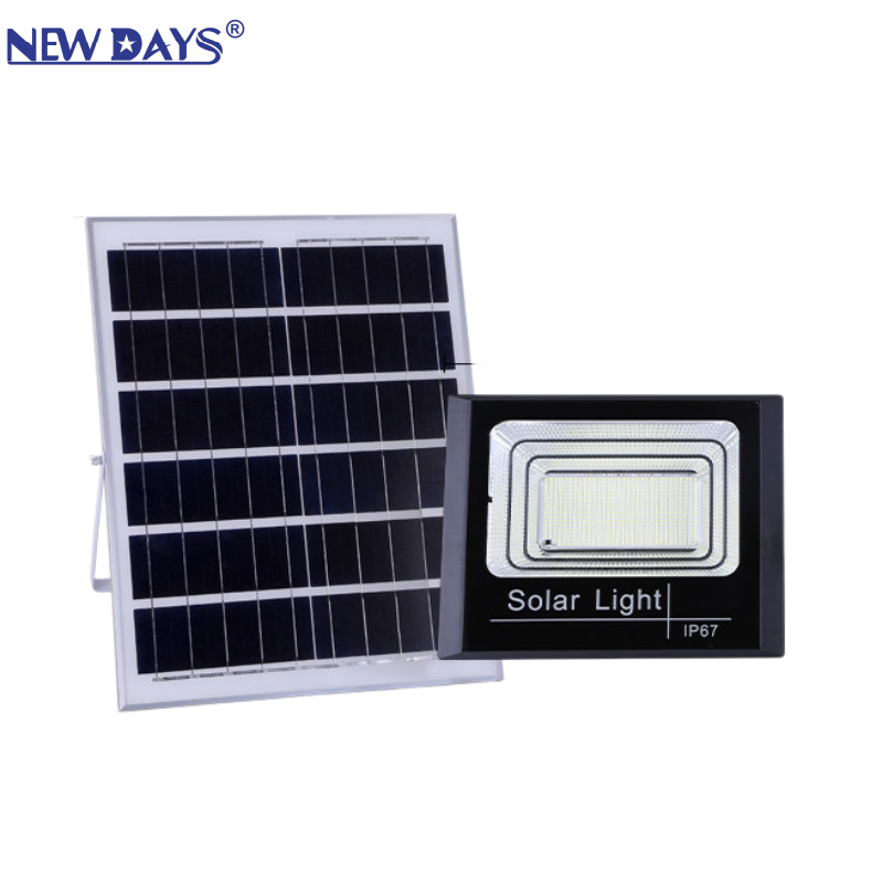 NEWDAYS marca transfronteriza nueva luz de inundación solar led luz de inundación, al aire libre IP66 waterproof luz de rayos, luz de calle de alta eficiencia energética