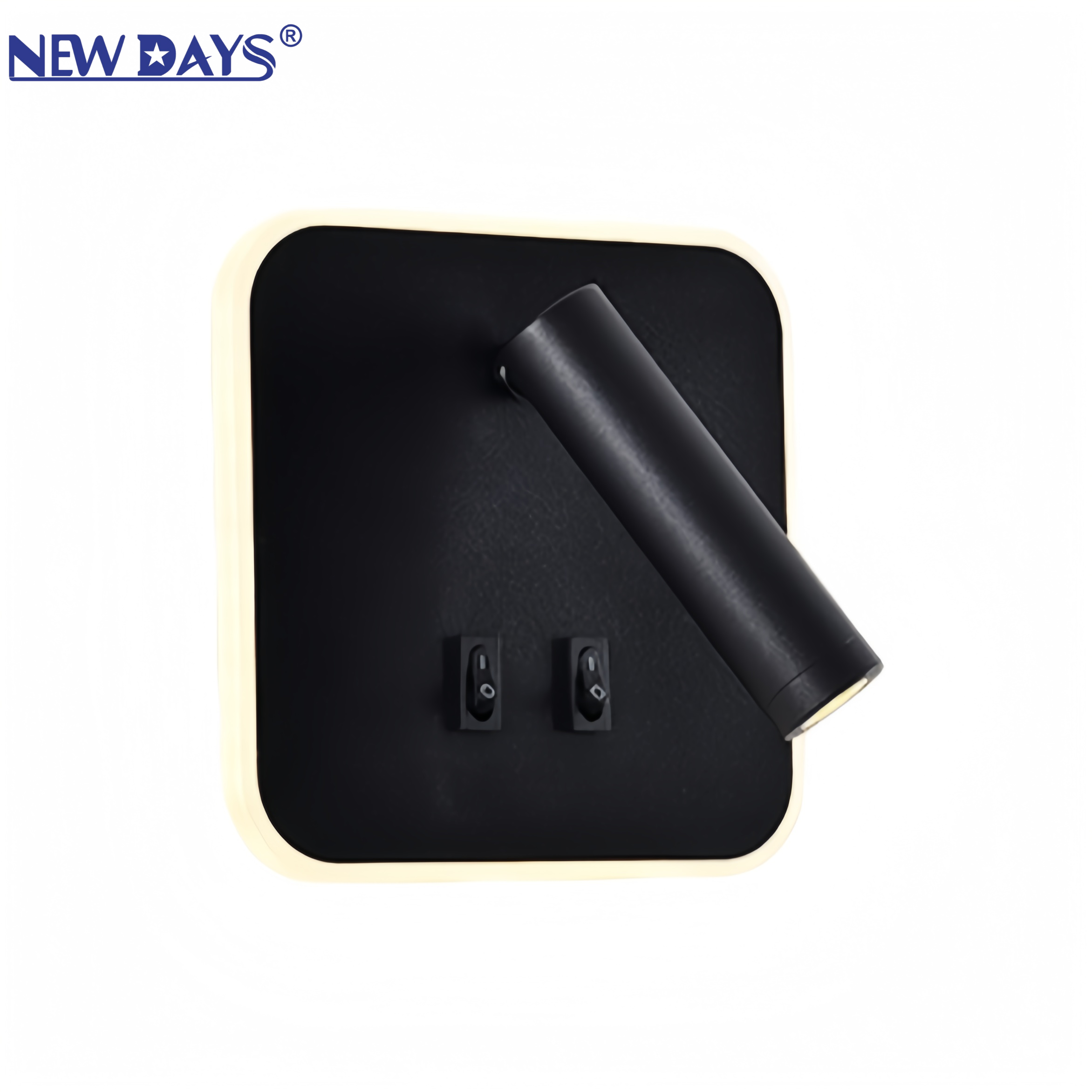 NEWDAYS brand cross-border new led bulb square rotatable reading lamp, high-brightness energy-saving lamp, built-in aisle wall lamp and night light