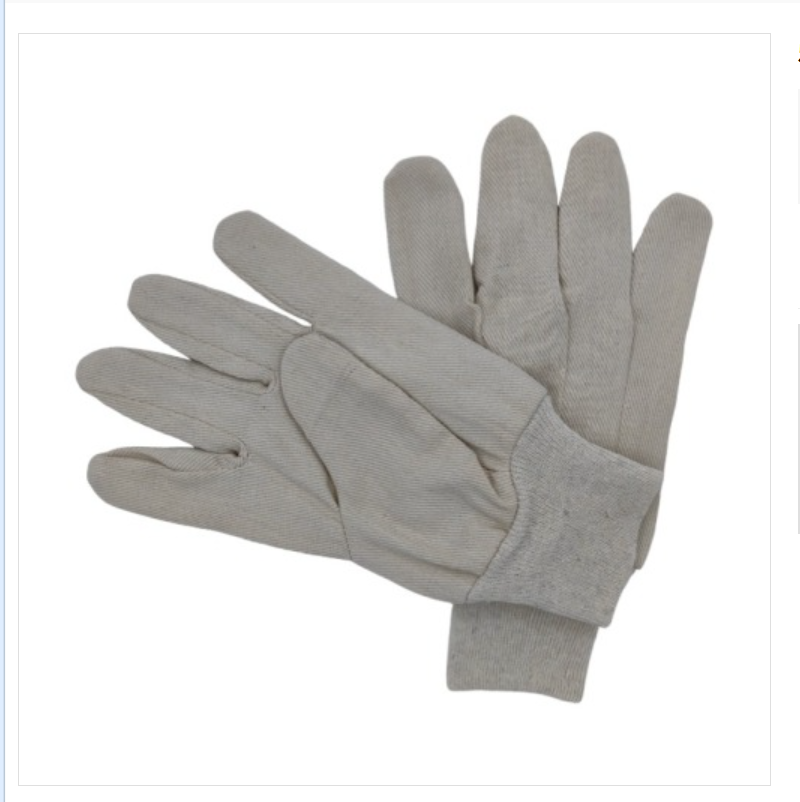Knitted ruffled canvas gloves, iron ore mining protective labor gloves, twill fabric cut-resistant gloves Application Scenario