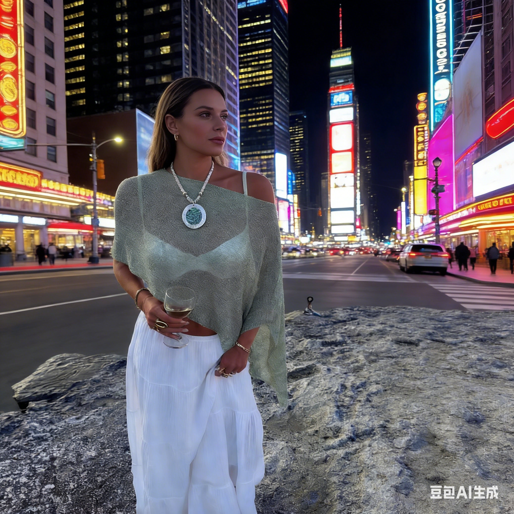 Summer 2026 new women's cross-border irregular cape shawl sun-protective shirt, loose and laid-back thin top for women Specification drawing