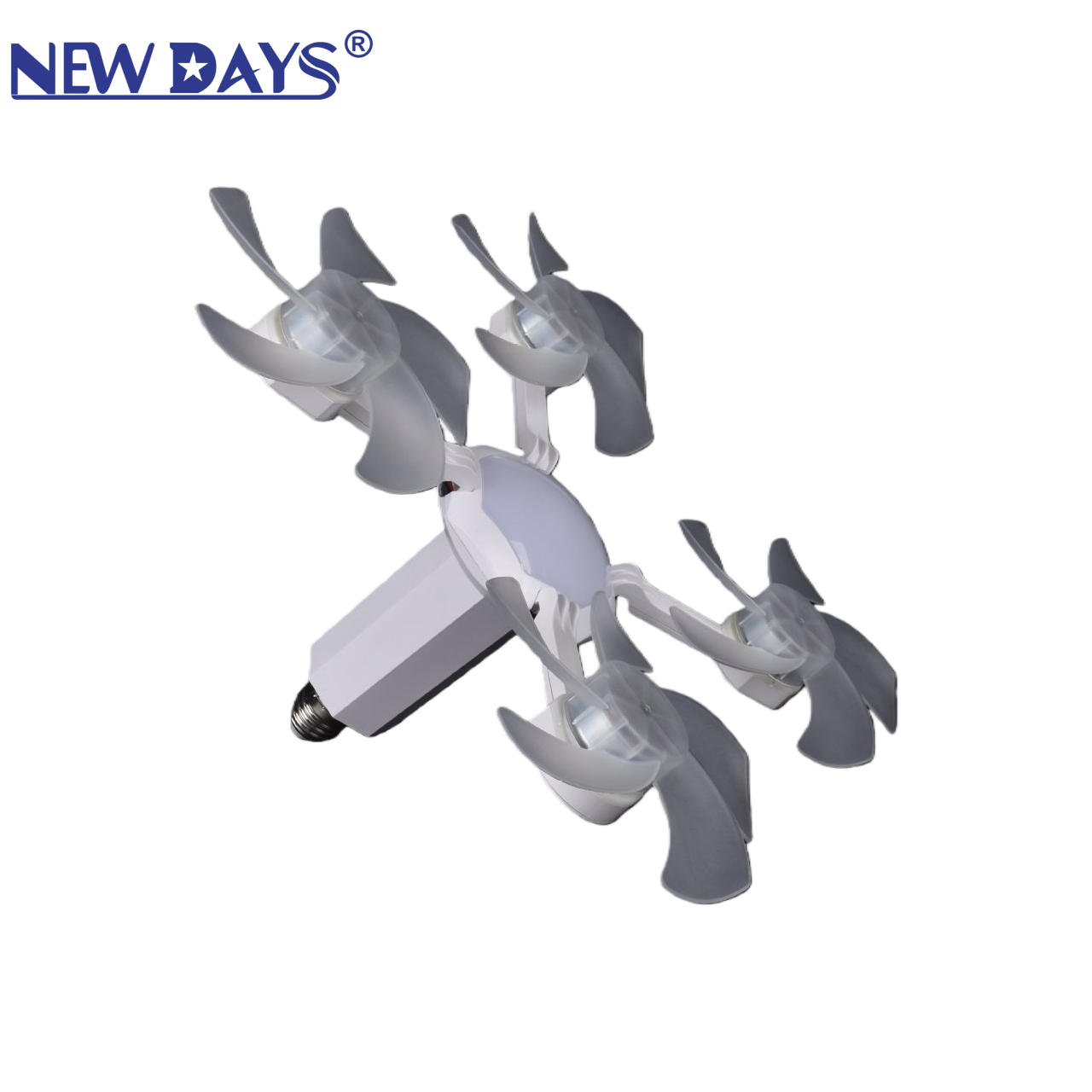 NEWDAYS brand cross-border new drone fan light, new smart fan light for bedrooms and dining rooms, cross-border silent remote control ceiling fan light, eye-protecting and energy-saving lighting fan Application Scenario