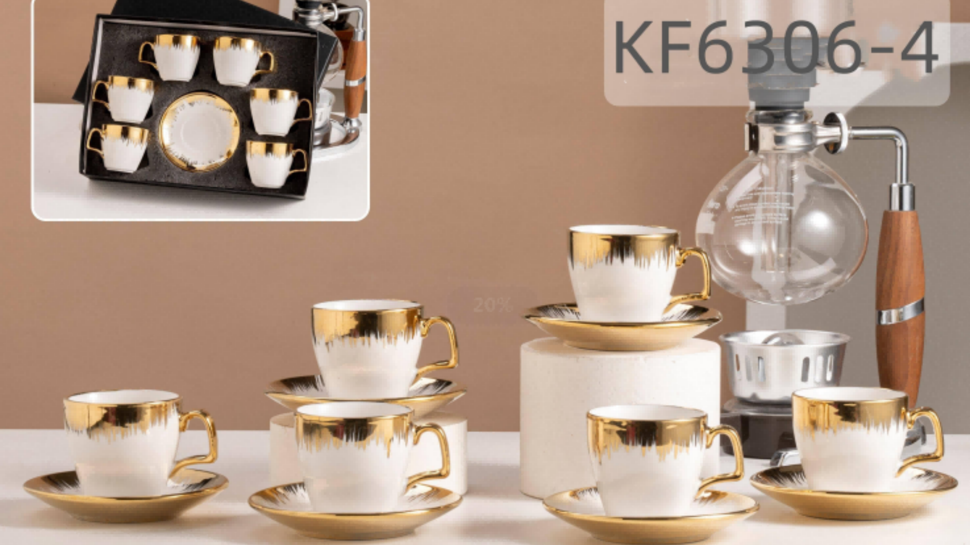 European-style gold-plated ceramic cups and plates, creative coffee cup sets, cross-border Middle East cups and plates, Amazon business gifts, daily necessities