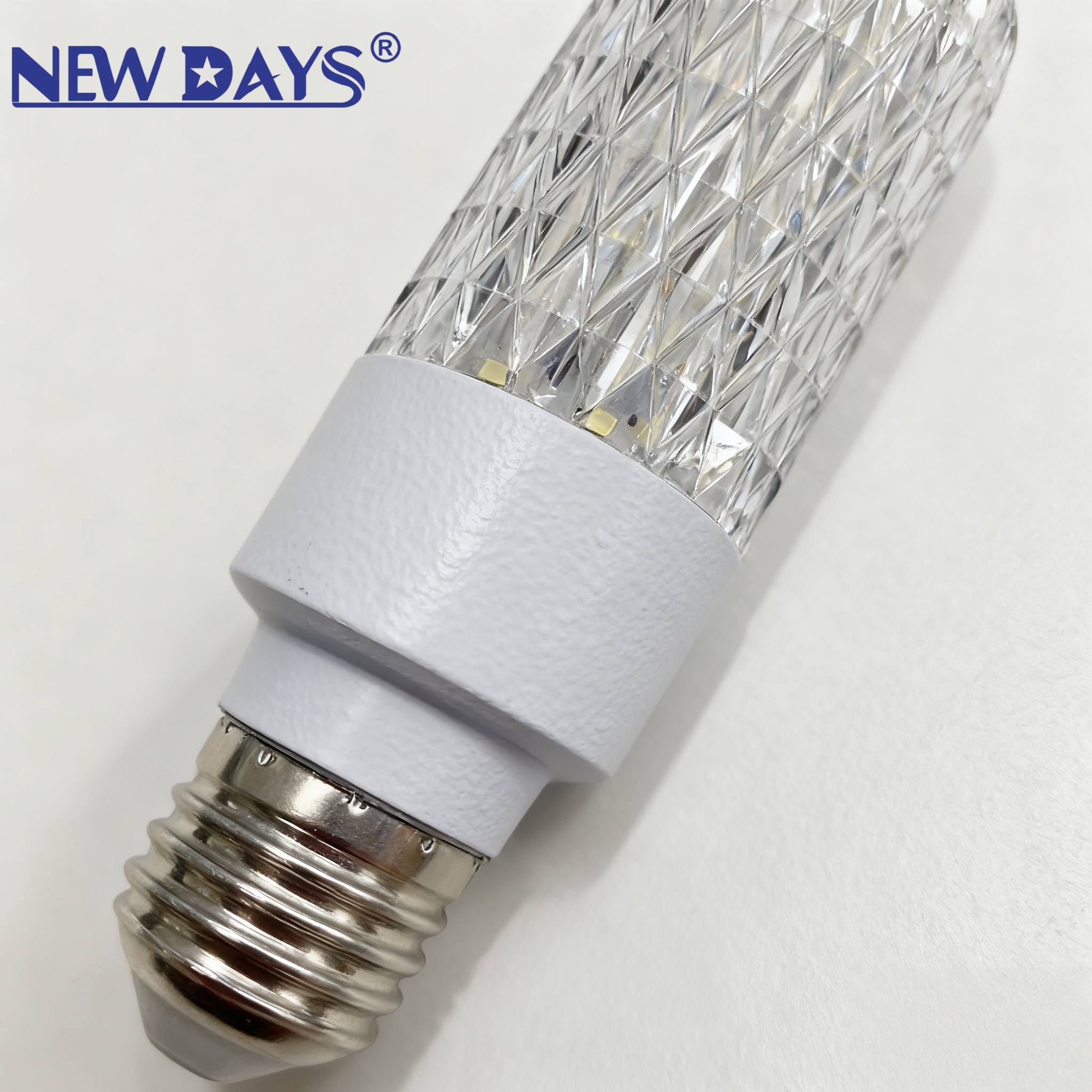 NEWDAYS brand's new cross-border led bulb with crystal pattern bulb, energy-saving high-brightness e27 screw socket narrow pressure, eye-protecting and flicker-free lighting lamp Specification image