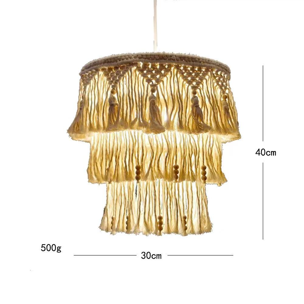 New cross-border supply Bohemian tapestries, lampshades, hand-woven tassels, home chandeliers, Nordic style decoration