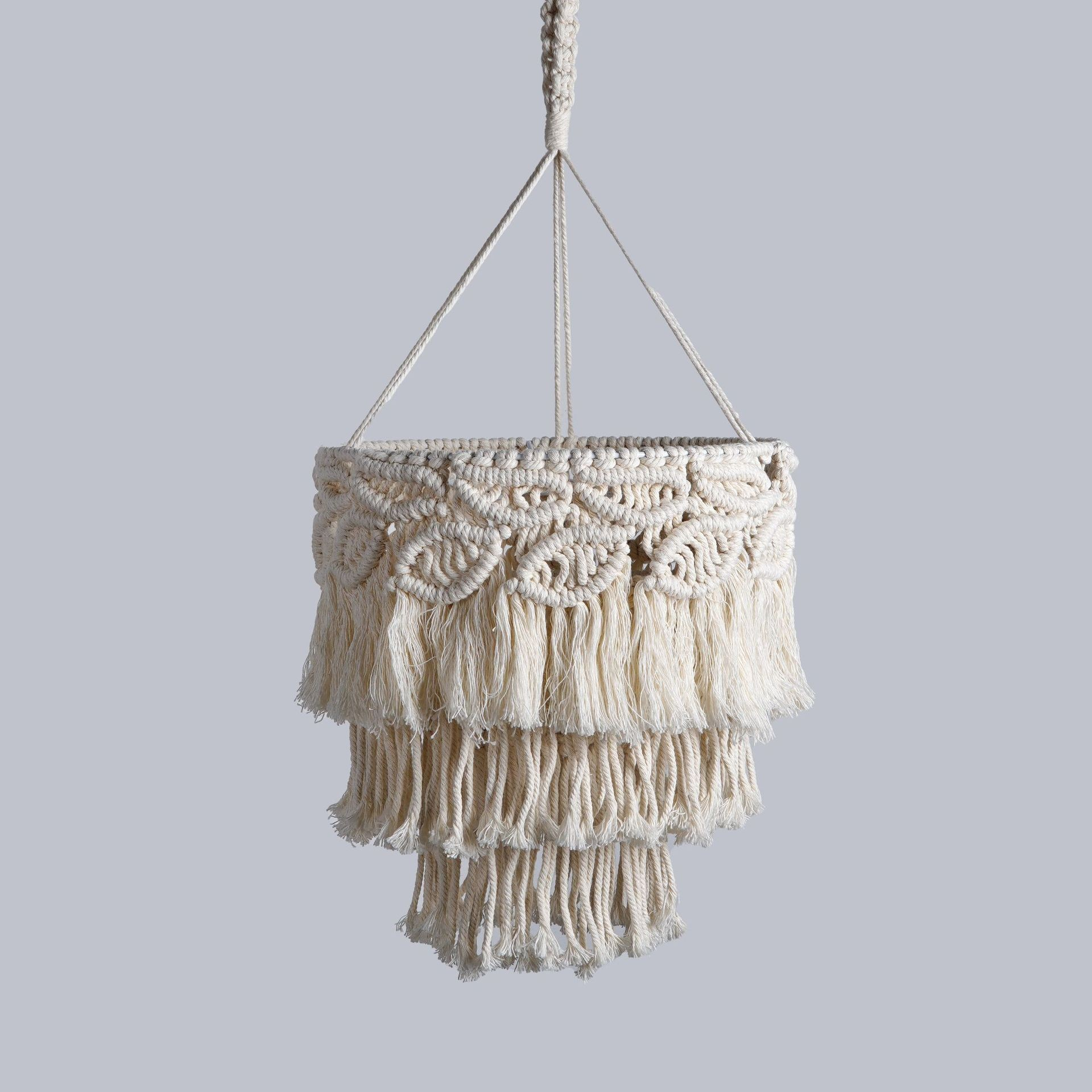 Handmade homestay woven decorative lampshade, Nordic style Susimia bedside entrance hall, ins pendant lamp decoration