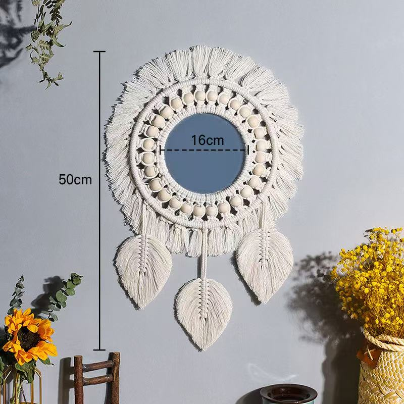 Woven pendants, DIY decorative pendants, living room curtain pendants, simple Nordic-style pendants