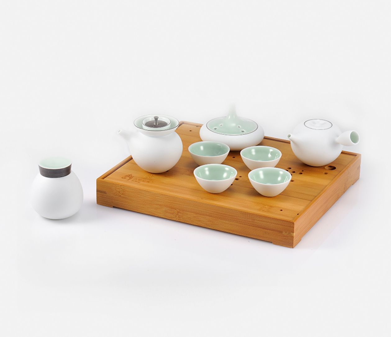 古婺窑火 观自在A+B 茶具套装 带茶盘礼盒