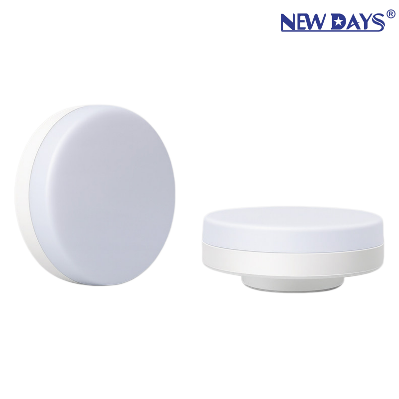 NEWDAYS品牌跨境新款led灯泡GX53光源球泡吸顶安装无频闪筒灯橱柜灯，节能高亮照明灯led灯泡球