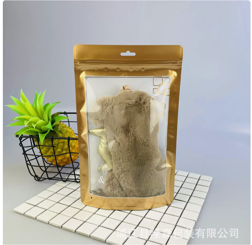 Leggings packaging bags, stockings, one-piece pants, autumn and winter pants, socks, scarves, knitted sweaters, glossy film, English universal plastic bags Application Scenario