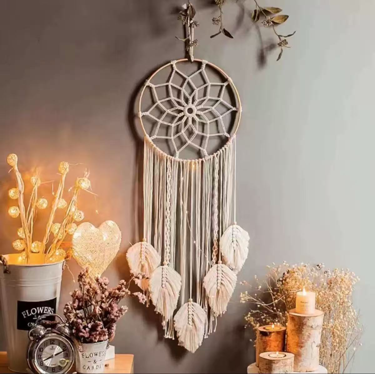 Dreamcatcher decorative painting, bedroom mural, room painting, living room picture frame decoration