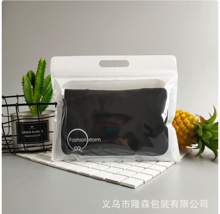 In-stock underwear bags, leggings, packaging towels, self-sealing plastic bags, baby clothes packaging bags, clothing details Picture