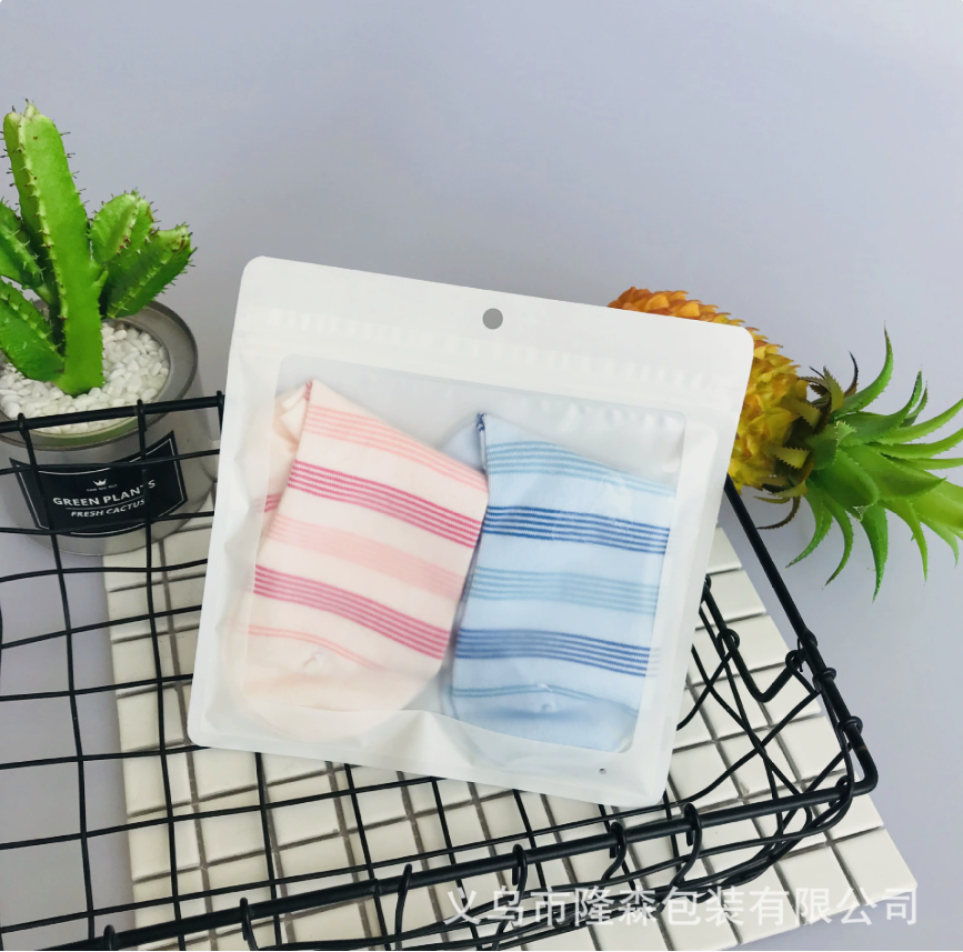 Plastic packaging bags, children's pantyhose wipes, children's masks, self-sealing bags, baby socks, children's sock packaging bags